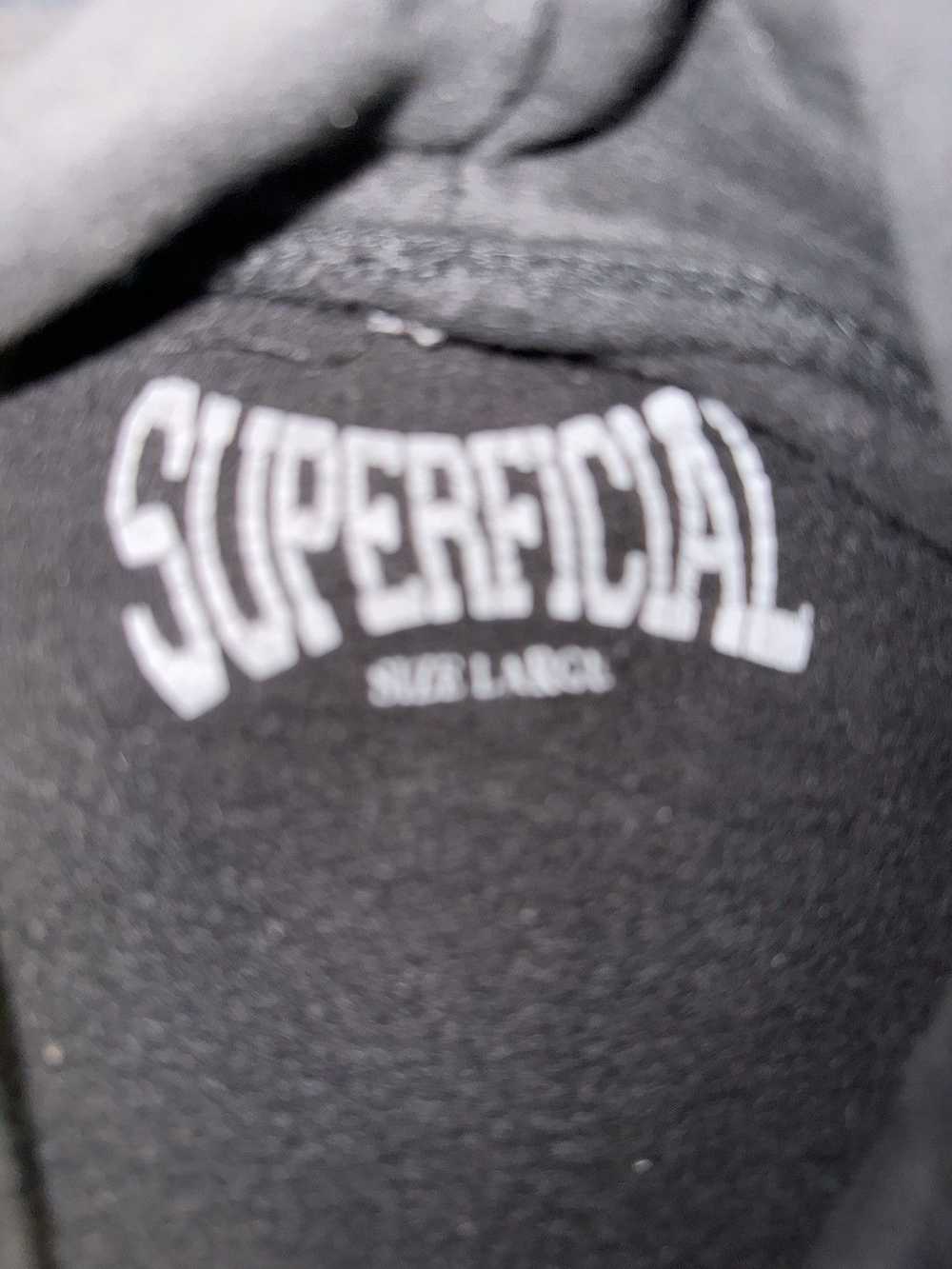 Streetwear Superficial LA Angel Rhinestone Hoodie - image 2