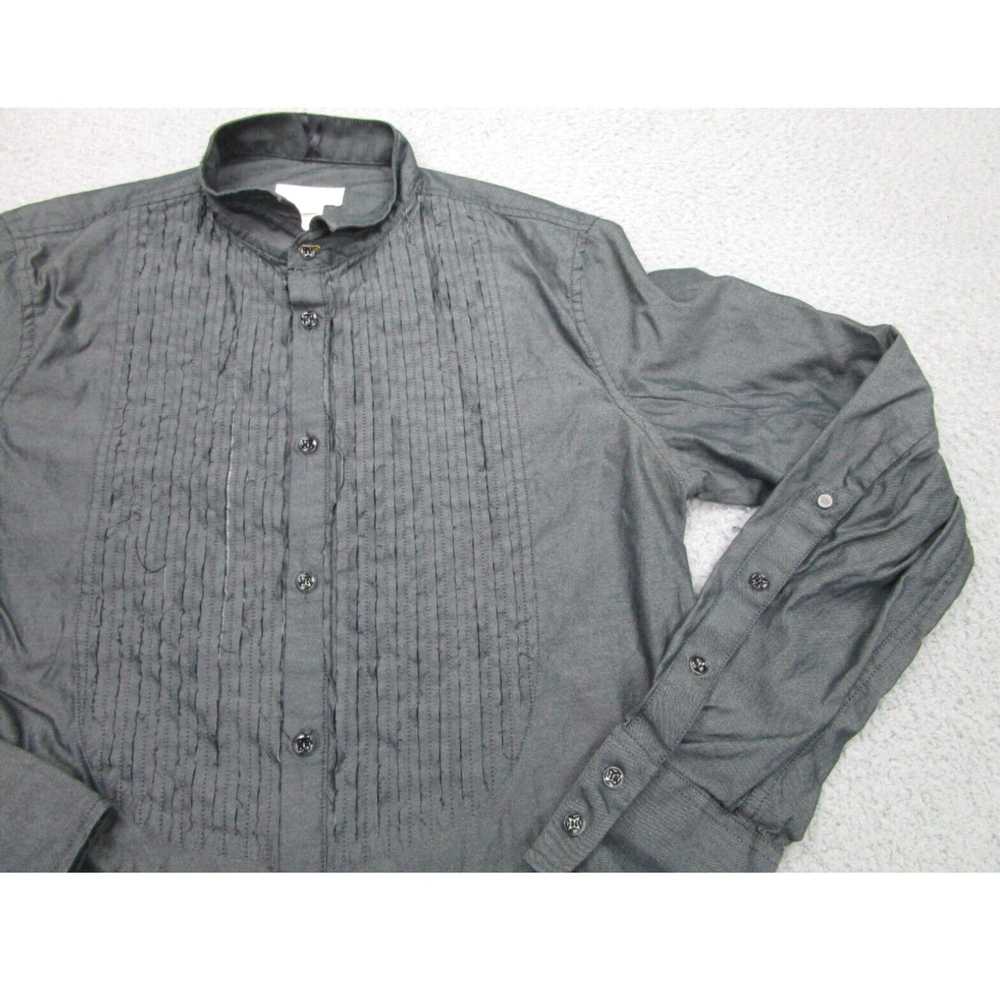 Diesel Diesel Shirt Mens L Gray Slim Button Long … - image 2