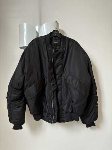 Entire Studios V-22 Oversized Black Nylon Bomber