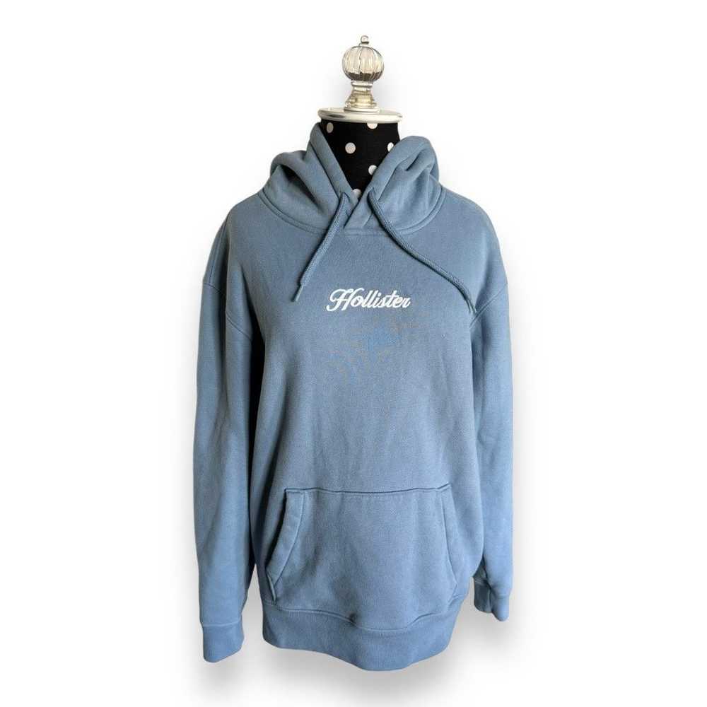 Hollister Hollister Womens Hoodie Sz XS Blue Curs… - image 3