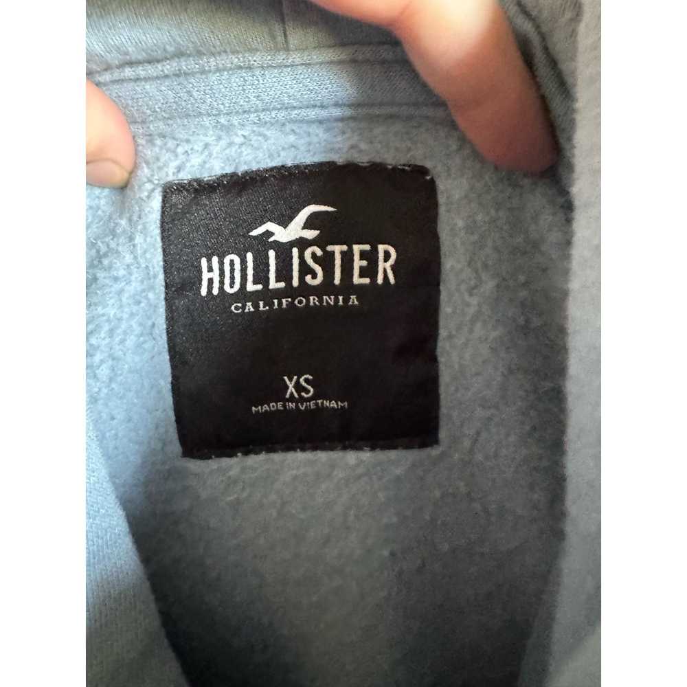 Hollister Hollister Womens Hoodie Sz XS Blue Curs… - image 8