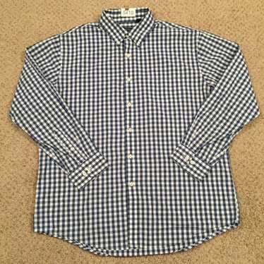 Arrow Arrow Shirt Mens XL Blue Plaid Long Sleeve … - image 1