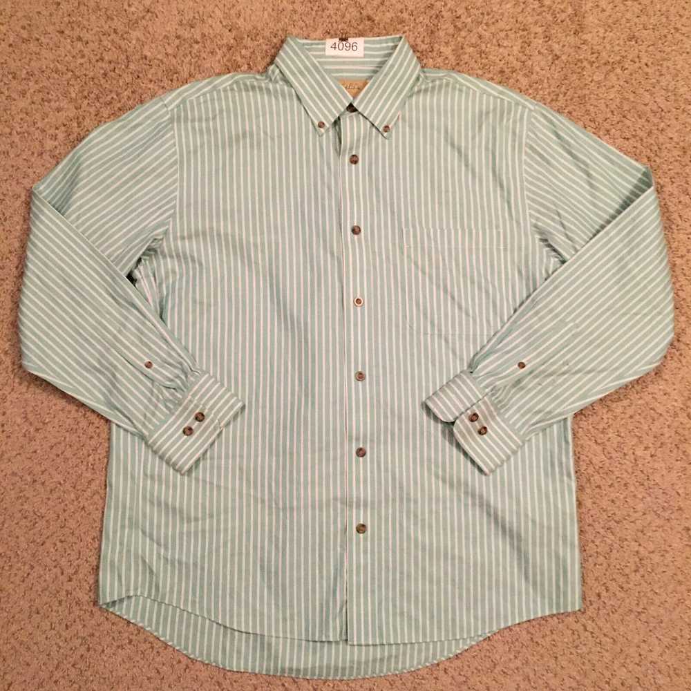 Vintage Cabela's Button Up Shirt Mens Large Green… - image 1