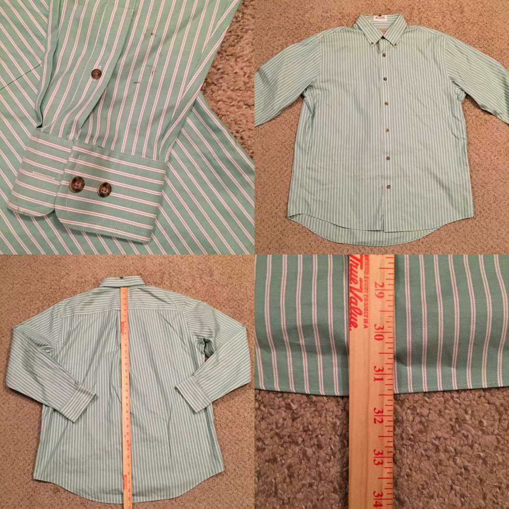 Vintage Cabela's Button Up Shirt Mens Large Green… - image 4