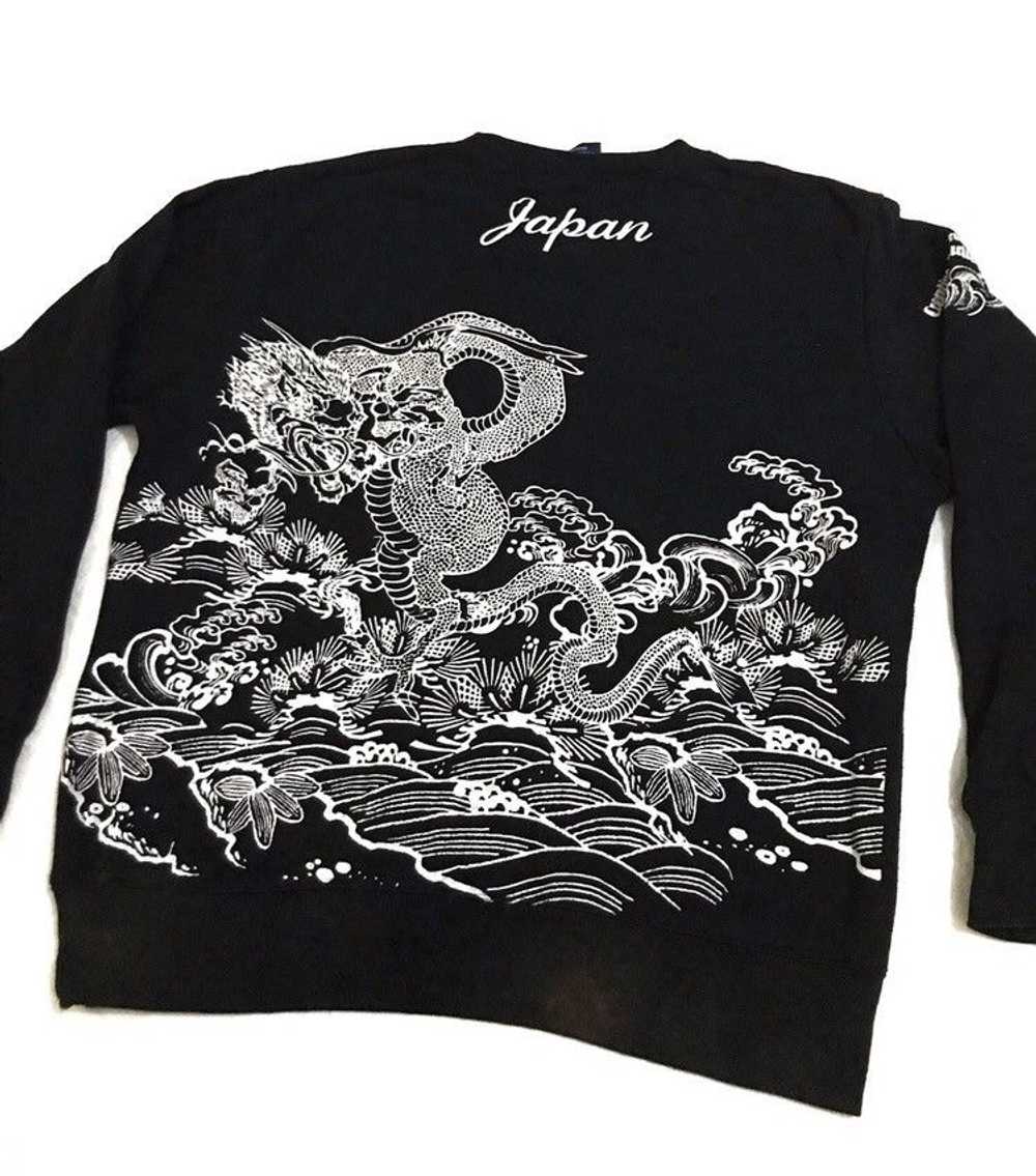 Japanese Brand × Sukajan T Shirts sukajan dragon … - image 2