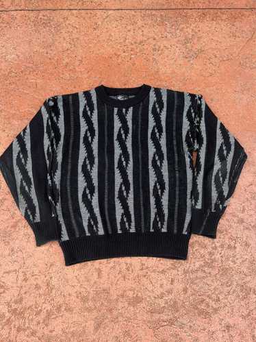 Coloured Cable Knit Sweater × Streetwear × Vintag… - image 1