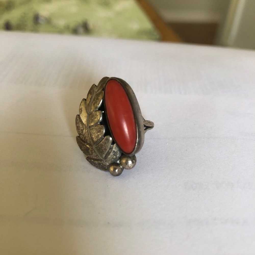 Vintage, handmade native American ring - image 2