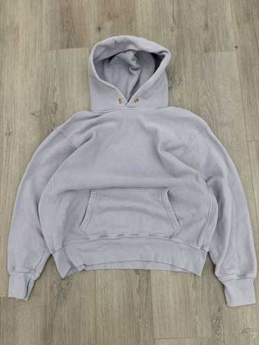 Les Tien LES TIEN BLANK HEAVYWEIGHT PULLOVER HOODI