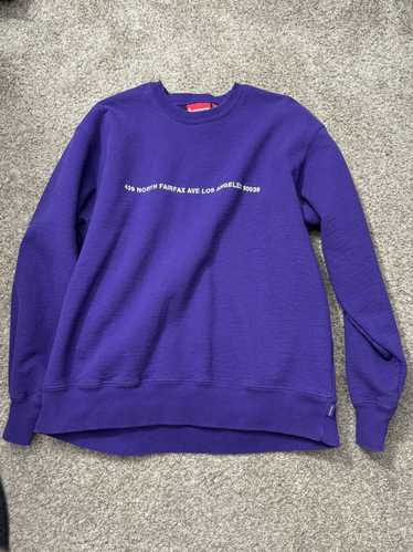 Supreme Supreme Fairfax Location Crewneck