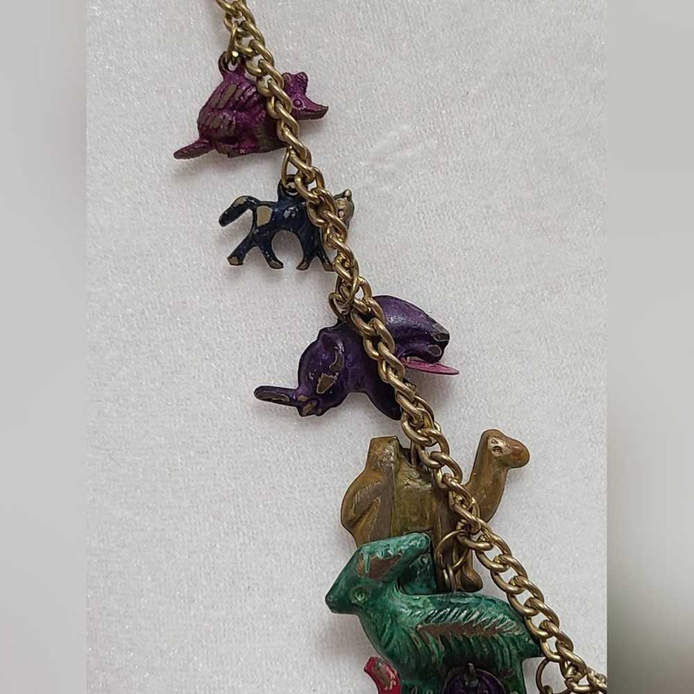 Vintage Elephant Necklace - image 4