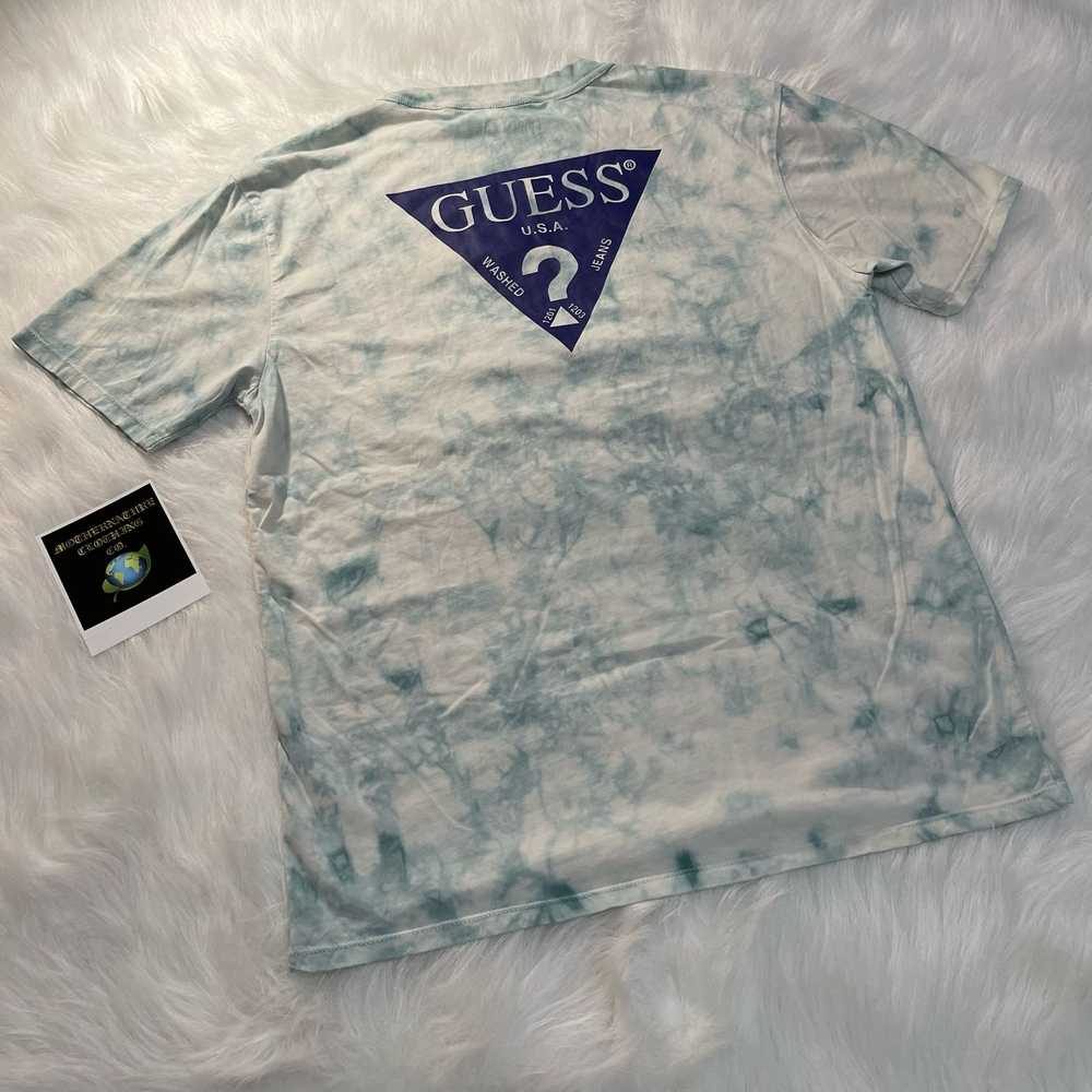 Guess VINTAGE GUESS TIE DYE LOGO TEE S/S T SHIRT - image 1