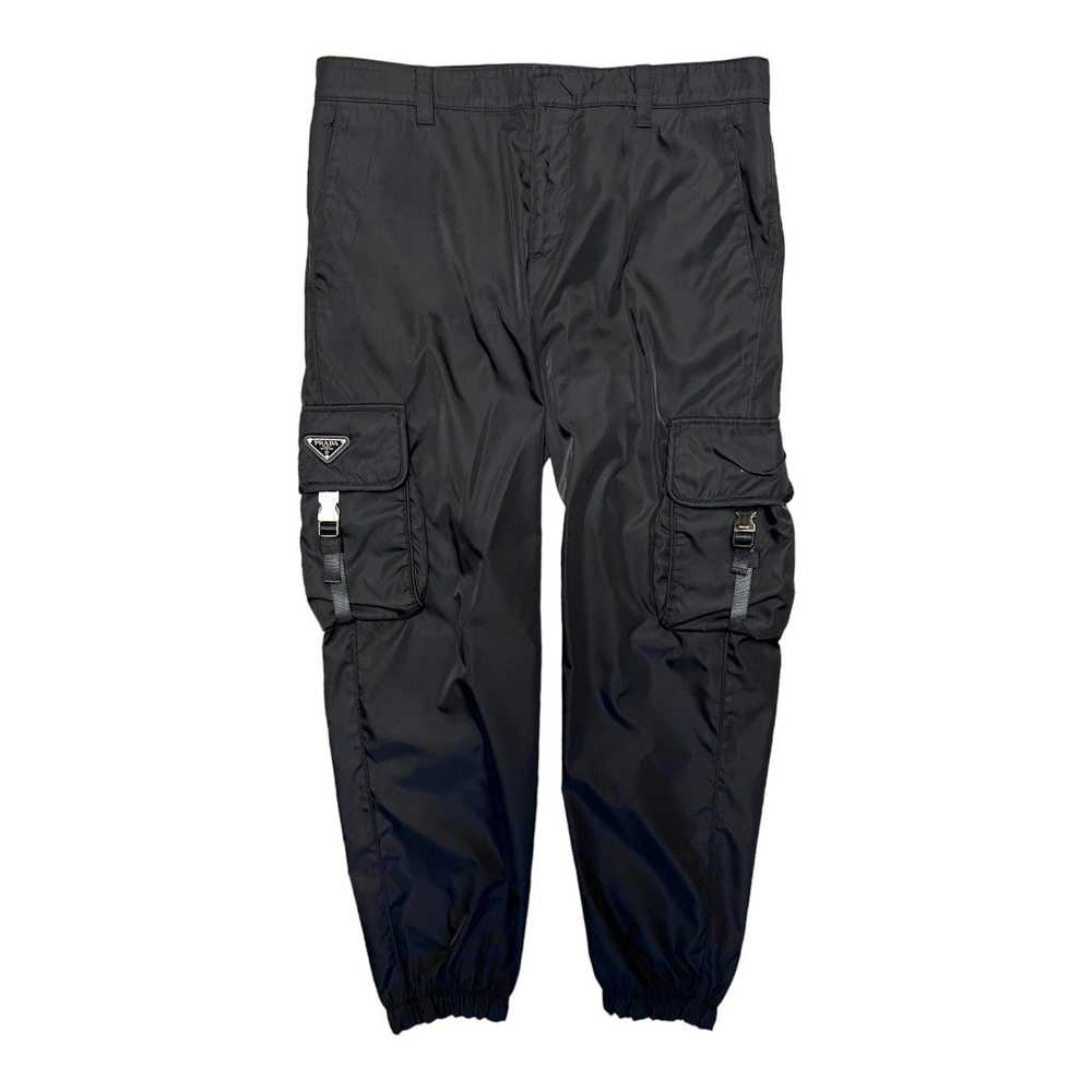 Prada Re-Nylon Cargo Track Pants Black - image 1