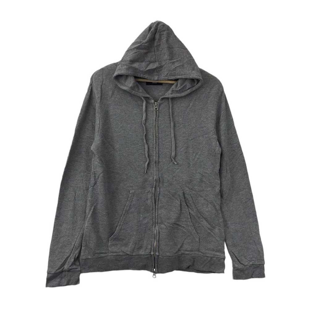 Hare HARE Japanese Brand Plain Grey Hoodie - image 1