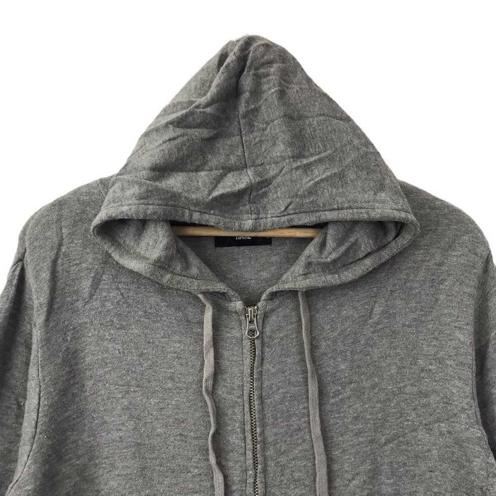 Hare HARE Japanese Brand Plain Grey Hoodie - image 2