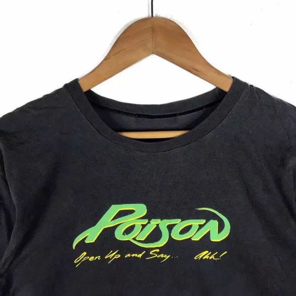 Band Tees × Vintage Vintage POISON Open Up And Sa… - image 2