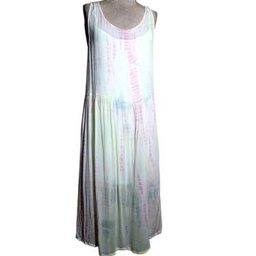 LACAUSA LACAUSA Firefly Slip Tie Dye Dress Size Me