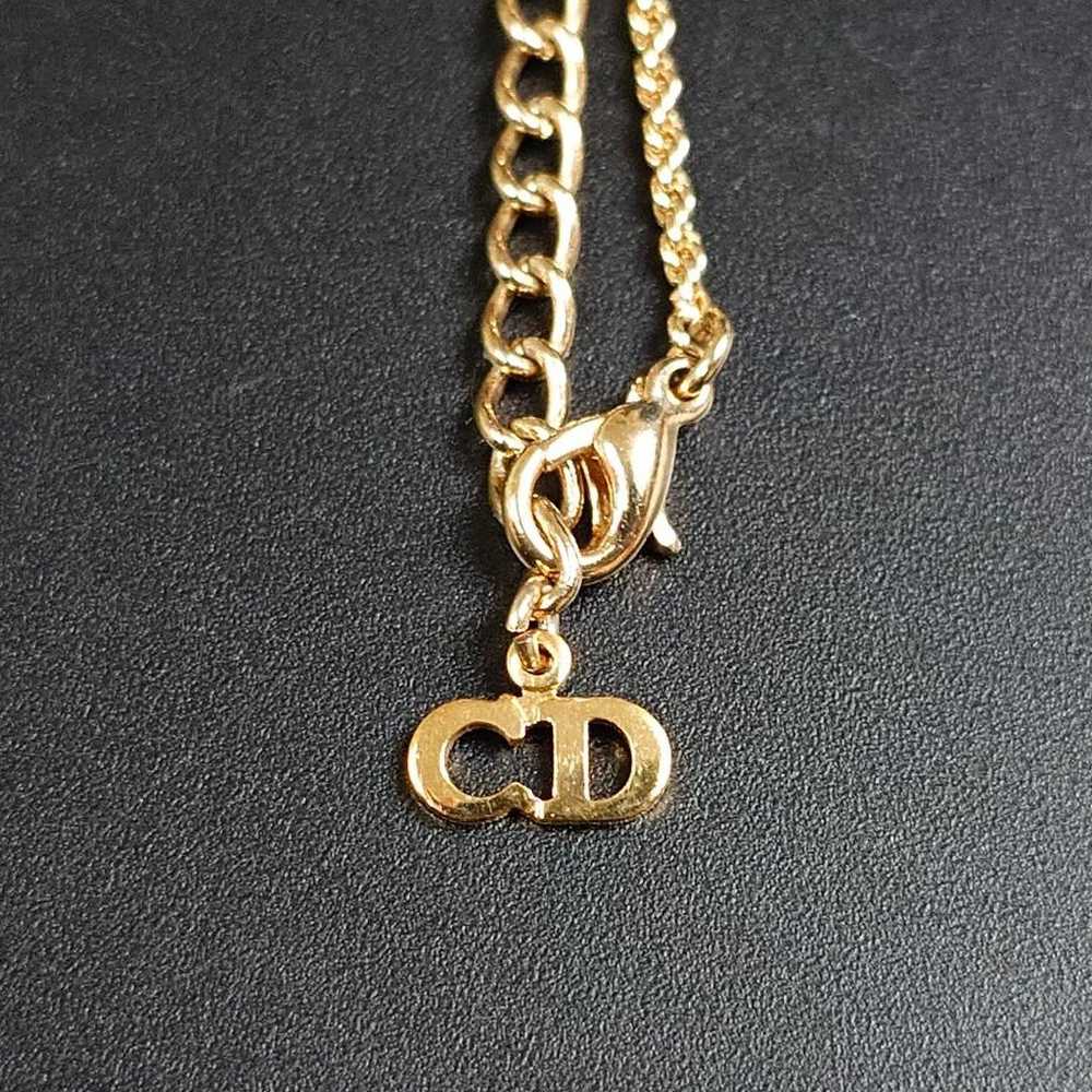 Exquisite item! ✨ Dior Necklace CD Logo Rhineston… - image 4