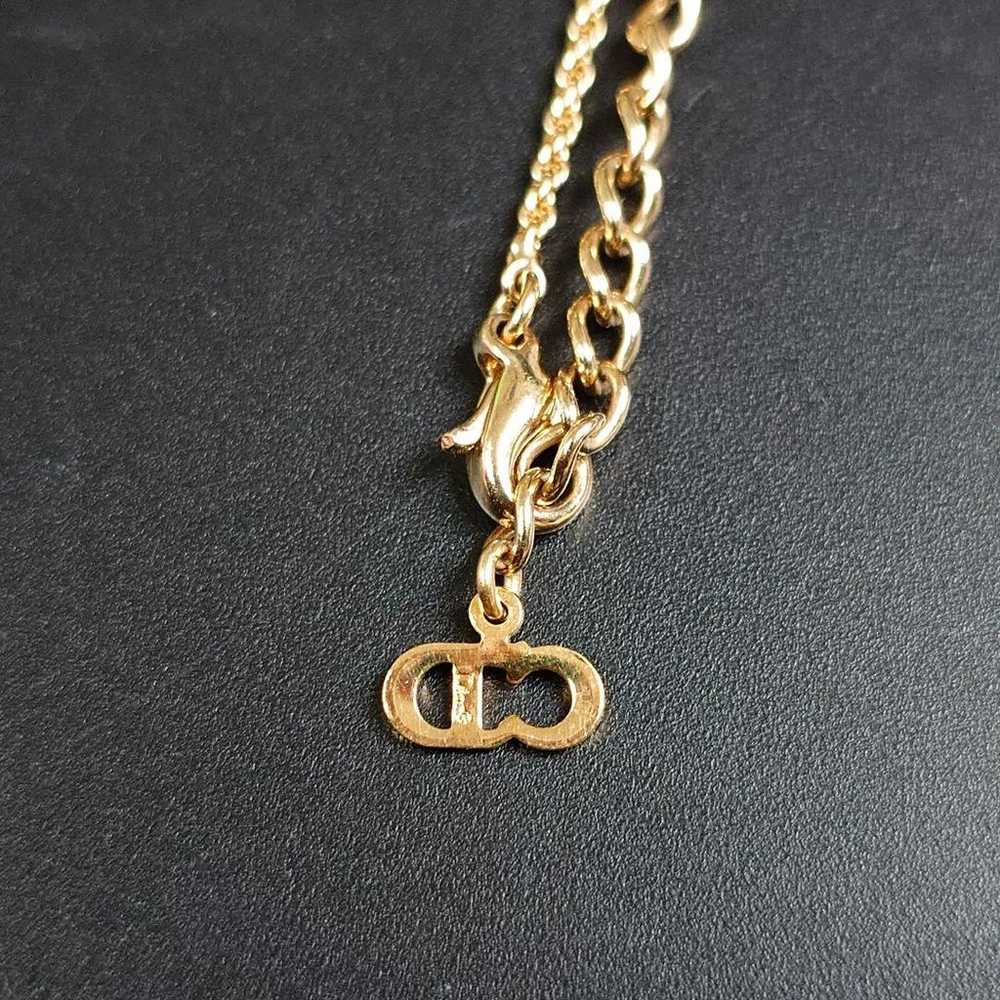 Exquisite item! ✨ Dior Necklace CD Logo Rhineston… - image 5