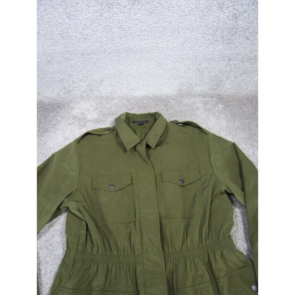 Theory Theory Jacket Womens Large Military Midlen… - image 2