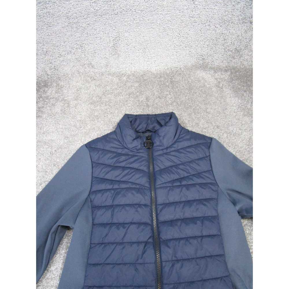 Barbour Barbour Jacket Womens 4 Blue Puffer Salwa… - image 2