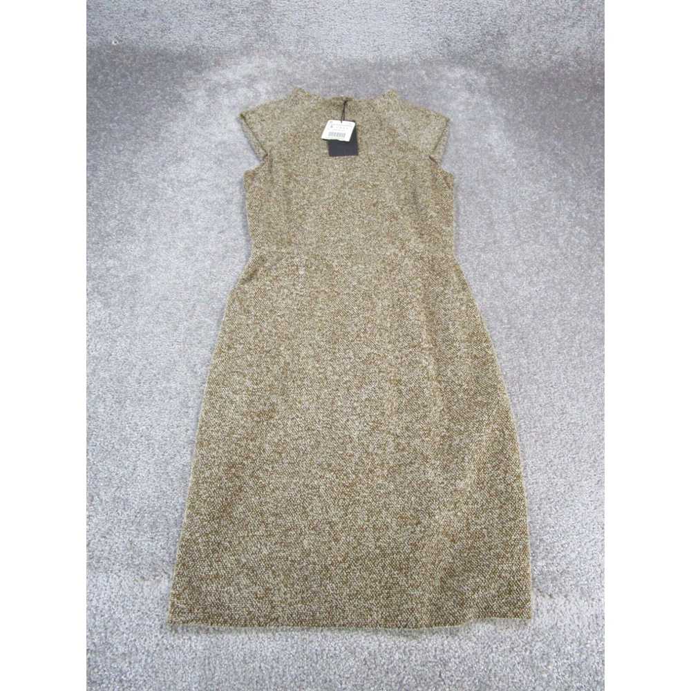 Zara Zara Bodycon Dress Womens Small Brown Tweed … - image 1