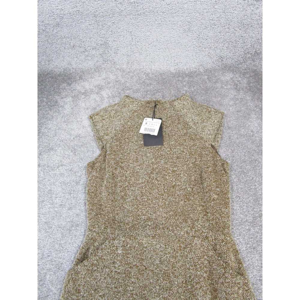 Zara Zara Bodycon Dress Womens Small Brown Tweed … - image 2