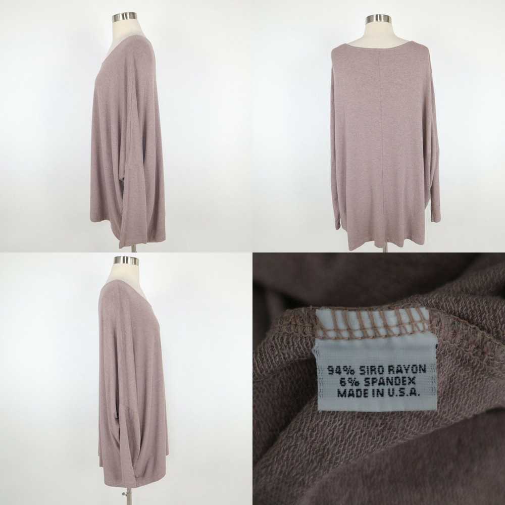 Vintage Bryn Walker Taupe Brown Dolman Sleeve Lag… - image 8