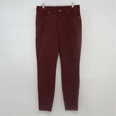 Vintage Womens 10R Currant Red Stretch Brooke Ski… - image 1