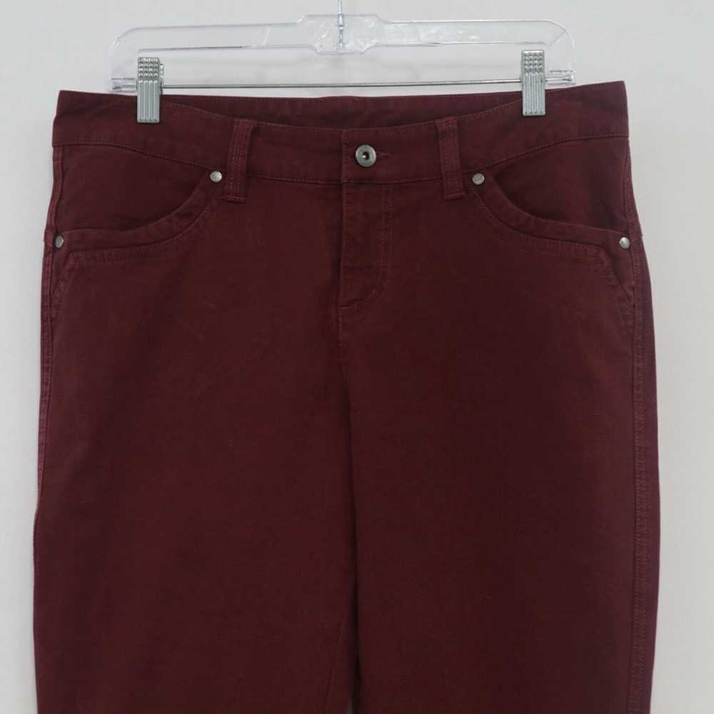 Vintage Womens 10R Currant Red Stretch Brooke Ski… - image 2