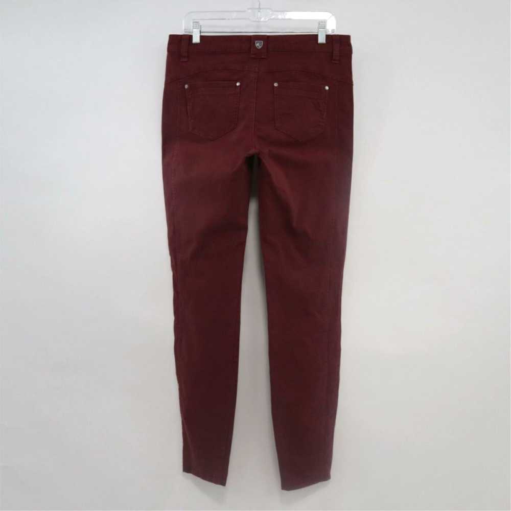 Vintage Womens 10R Currant Red Stretch Brooke Ski… - image 5