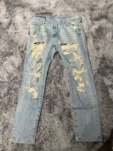 Abercrombie & Fitch × Distressed Denim ABERCROMBIE