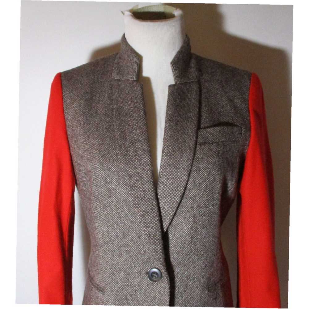 Cremieux Authentic Luxury Wool Blend Taupe Jacket… - image 4