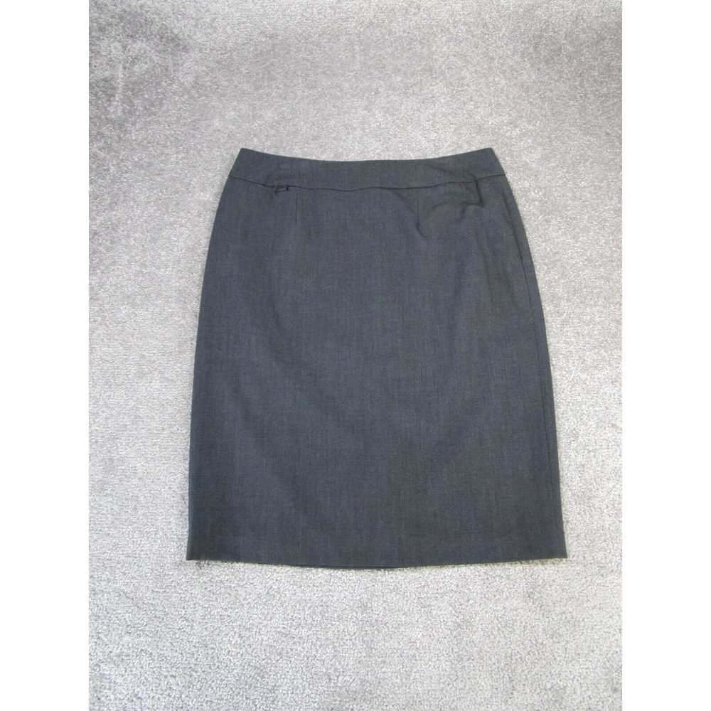 Calvin Klein Calvin Klein Skirt Womens 10 Gray Po… - image 1