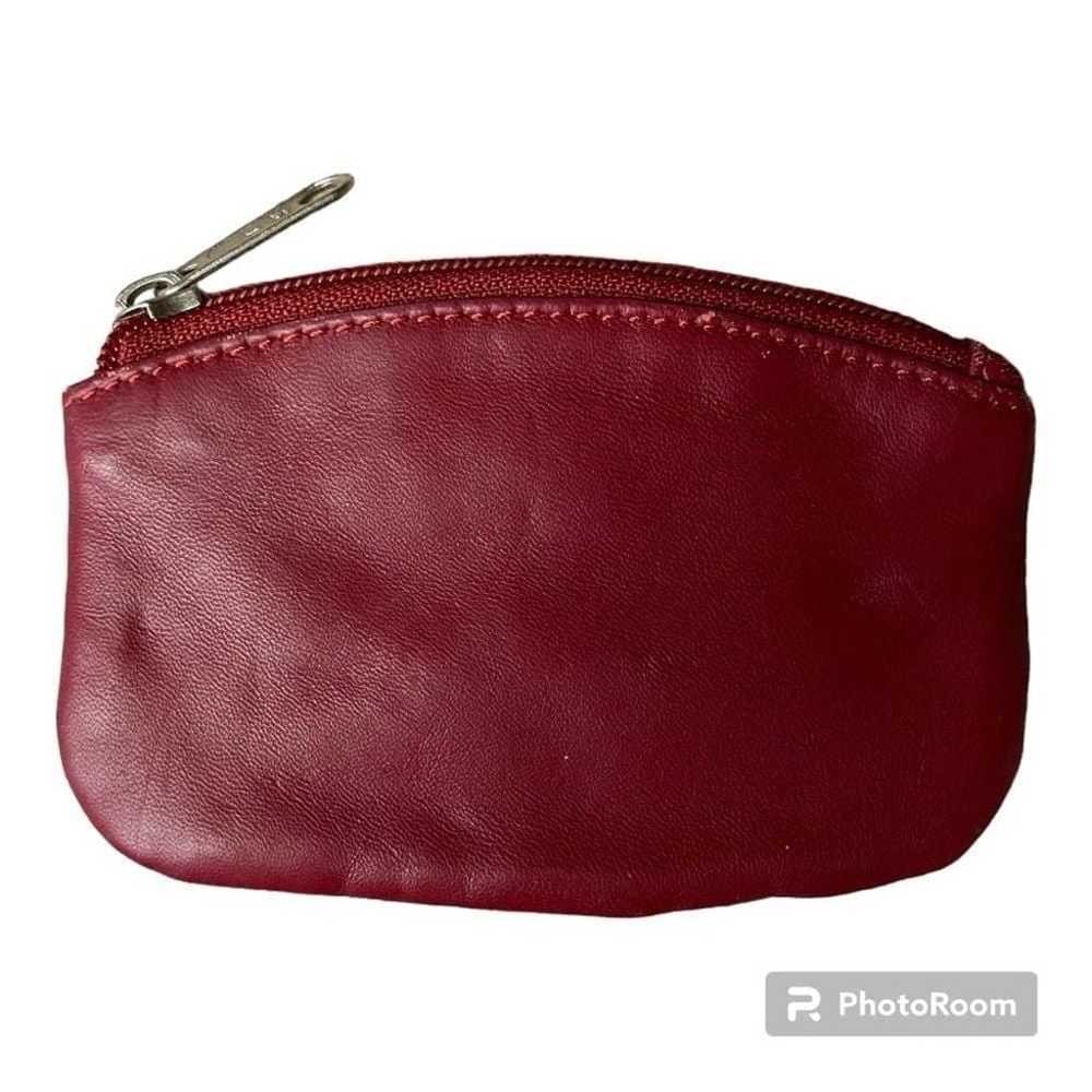 Vintage Wilsons Leather Red Coin Purse - image 2