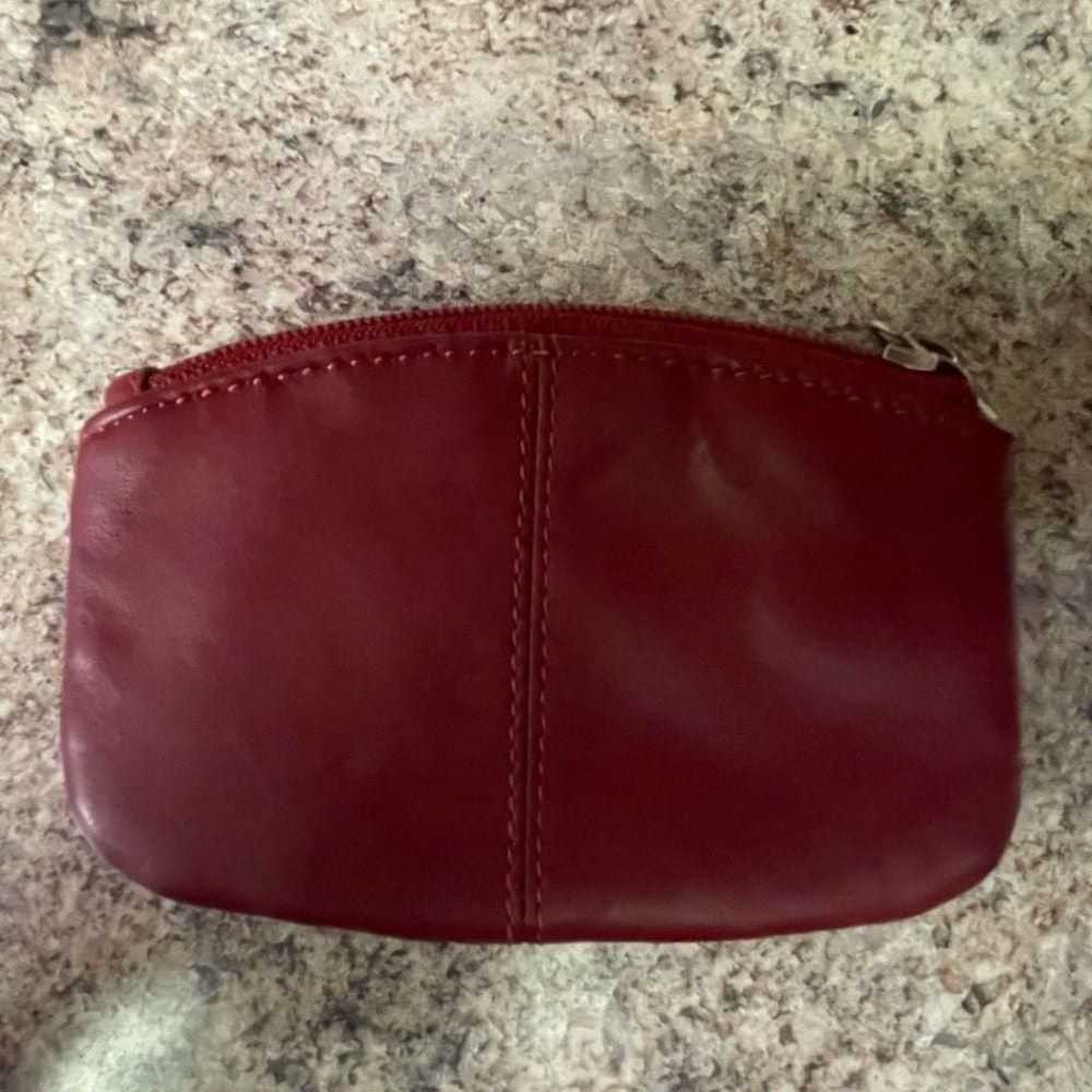 Vintage Wilsons Leather Red Coin Purse - image 5