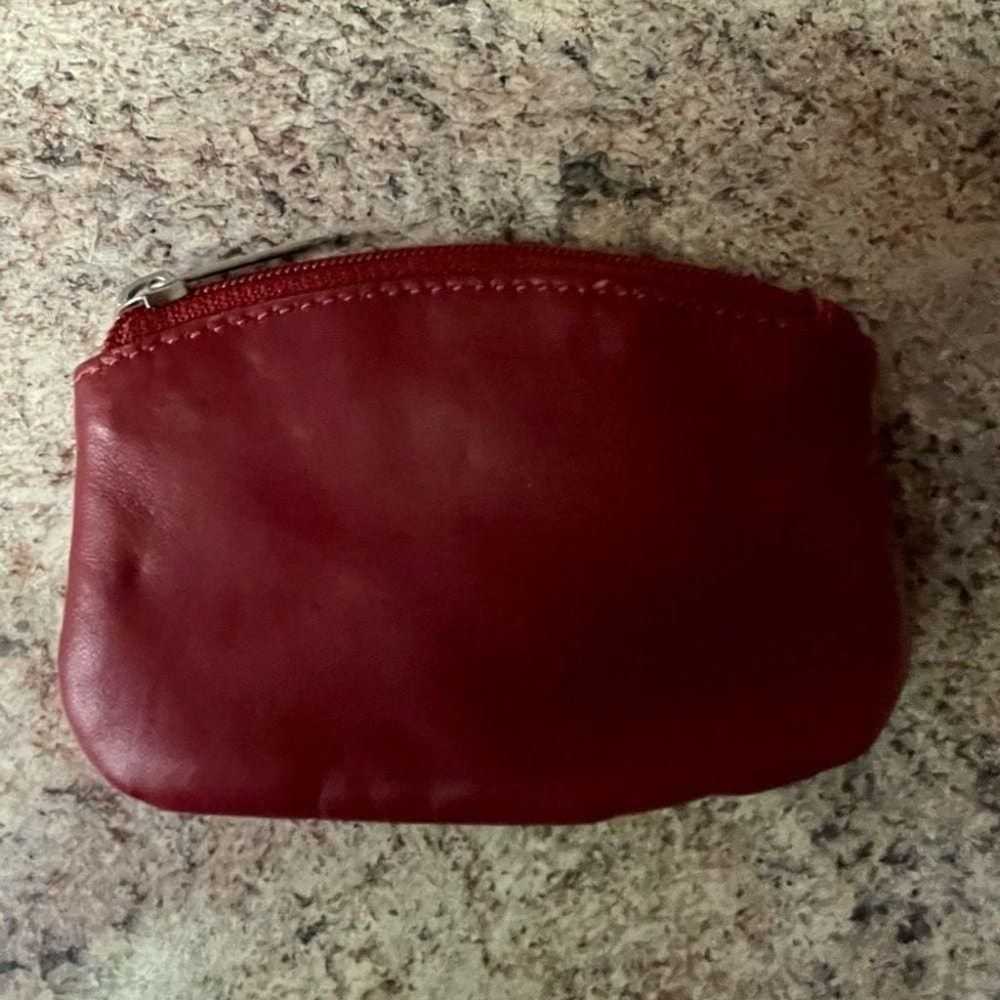 Vintage Wilsons Leather Red Coin Purse - image 6