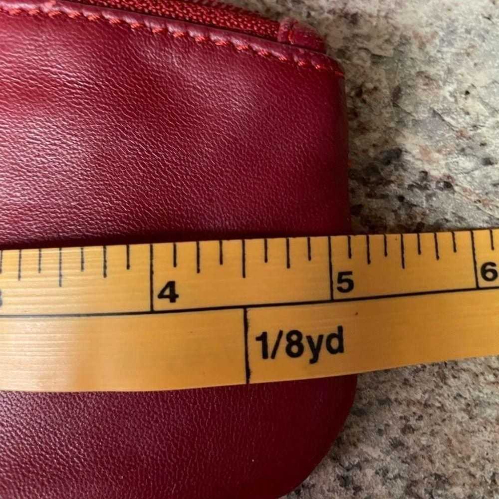 Vintage Wilsons Leather Red Coin Purse - image 7