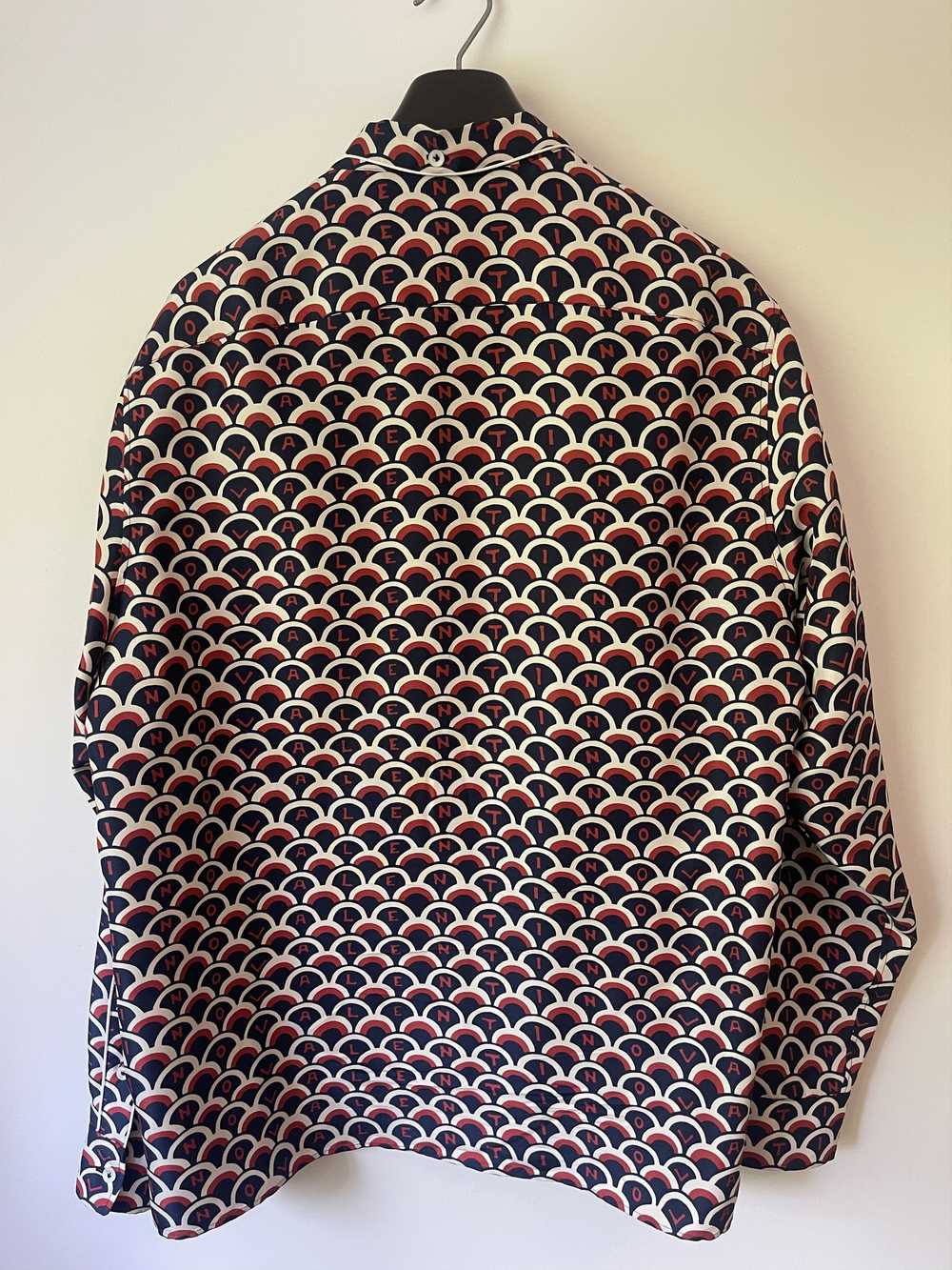 Valentino Scale print silk long sleeve - image 2