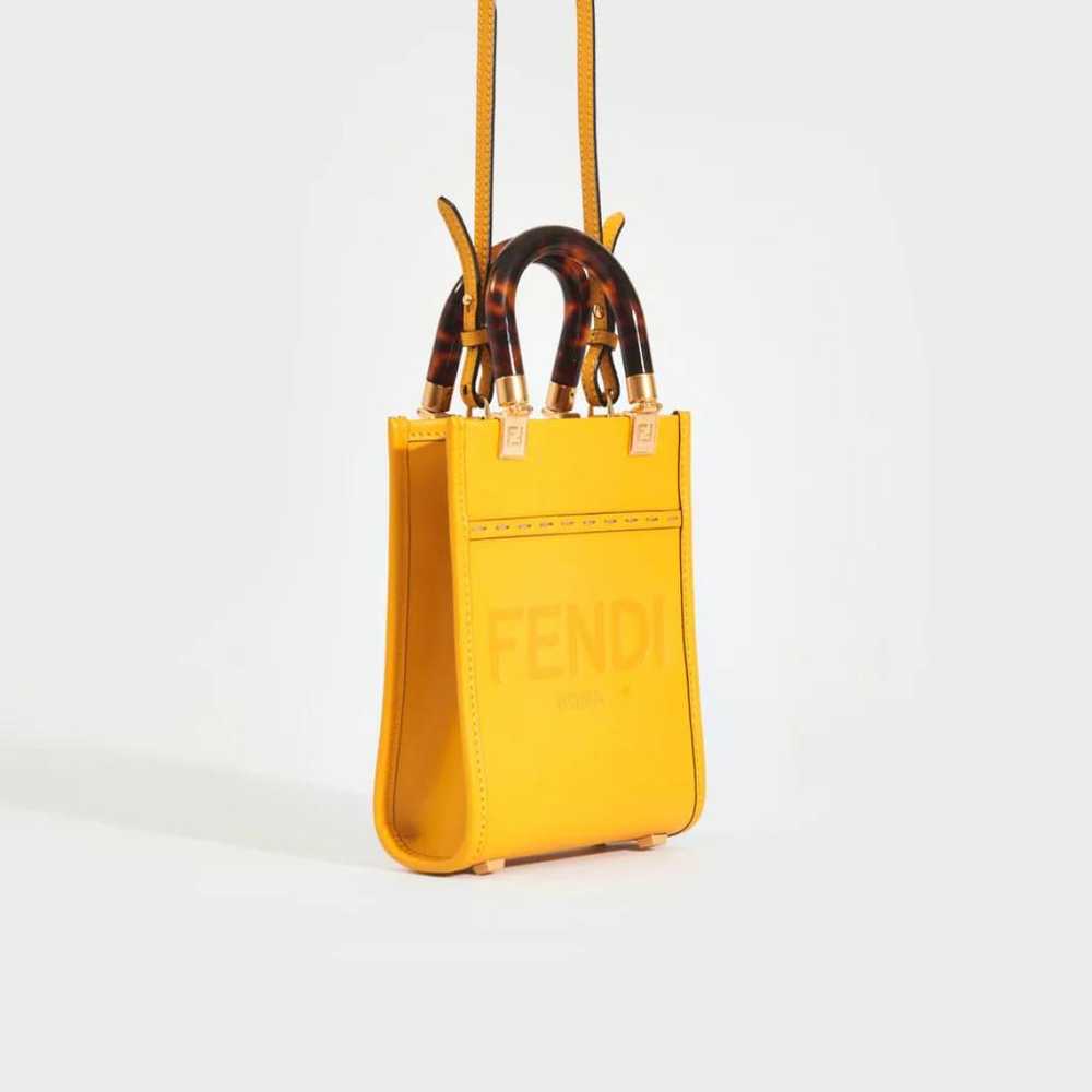 Fendi Sunshine leather tote - image 3