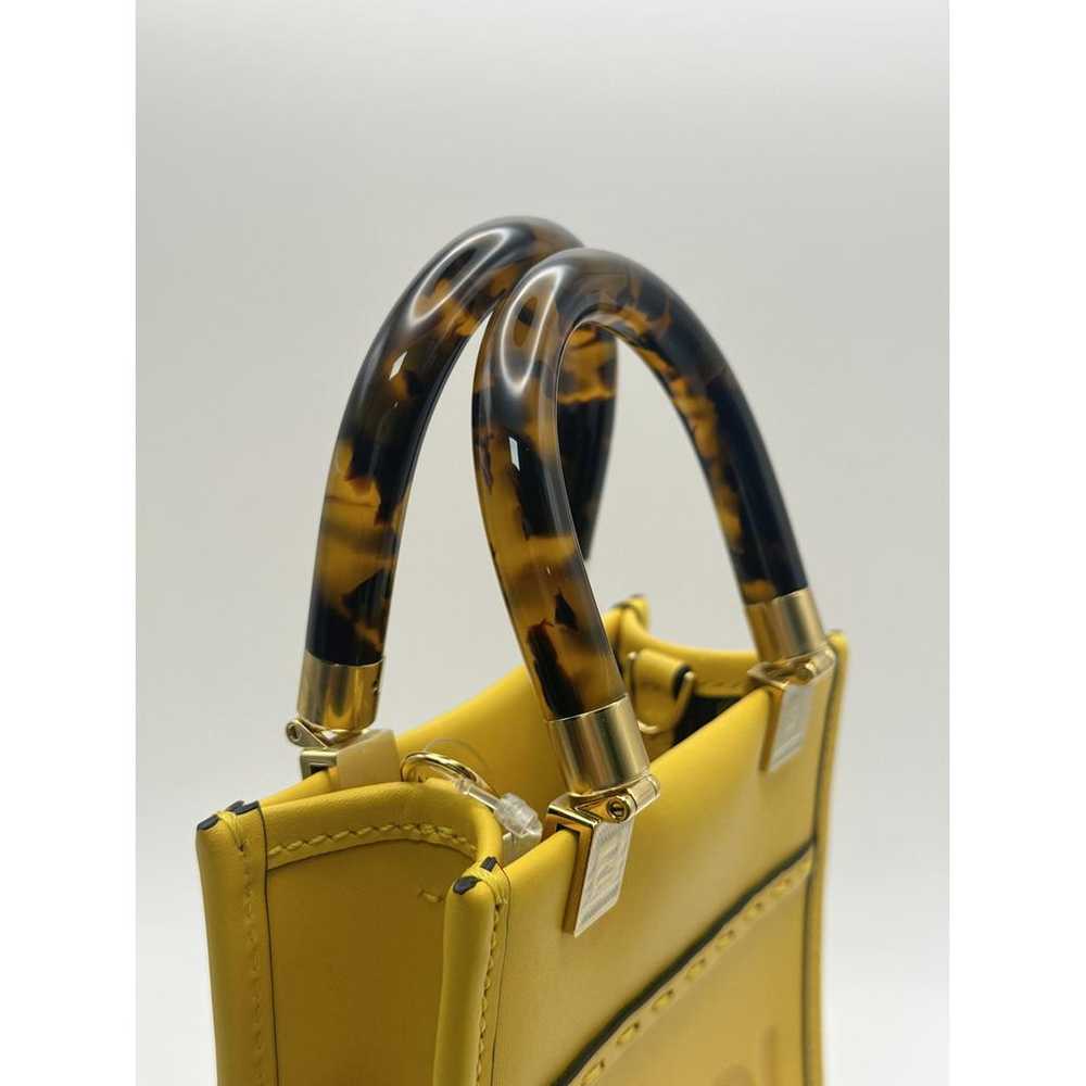 Fendi Sunshine leather tote - image 4