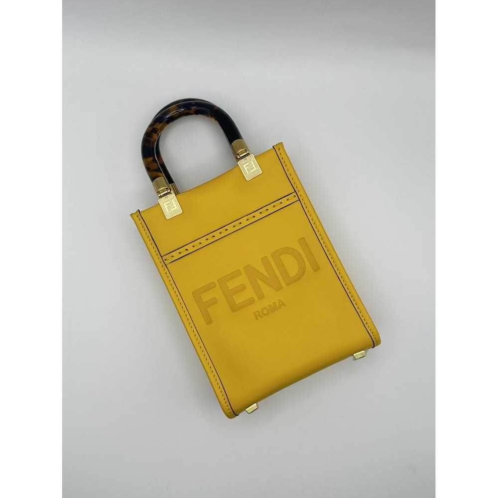 Fendi Sunshine leather tote - image 7