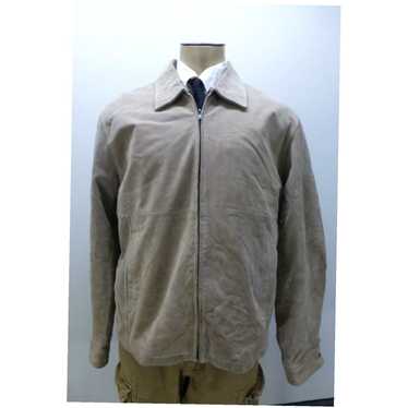 Vintage Wilsons tan zip up lined casual Leather J… - image 1