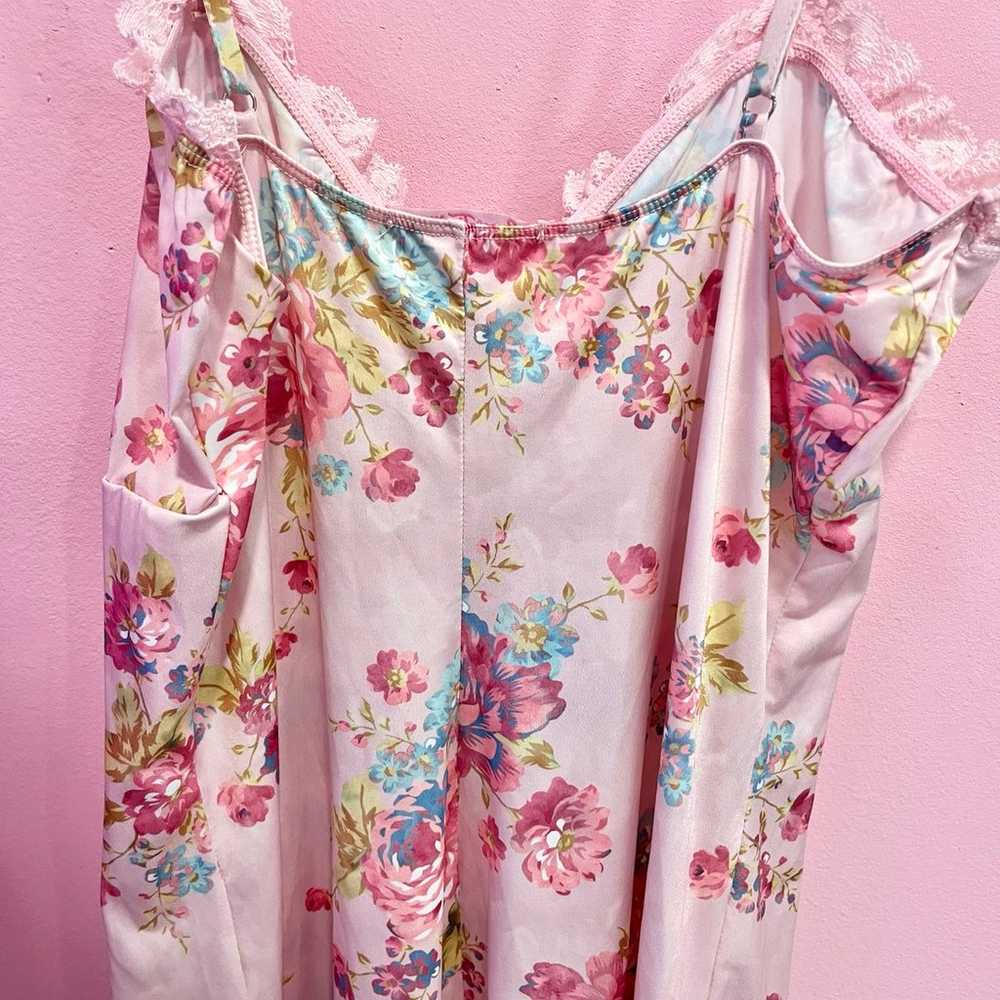 Somebody’s angel pink floral slip dress by sugar … - image 4