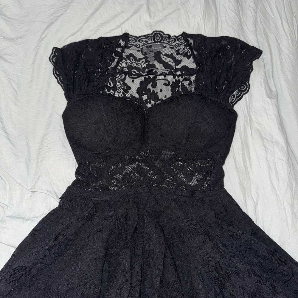 Black lace dress GUESS - image 1