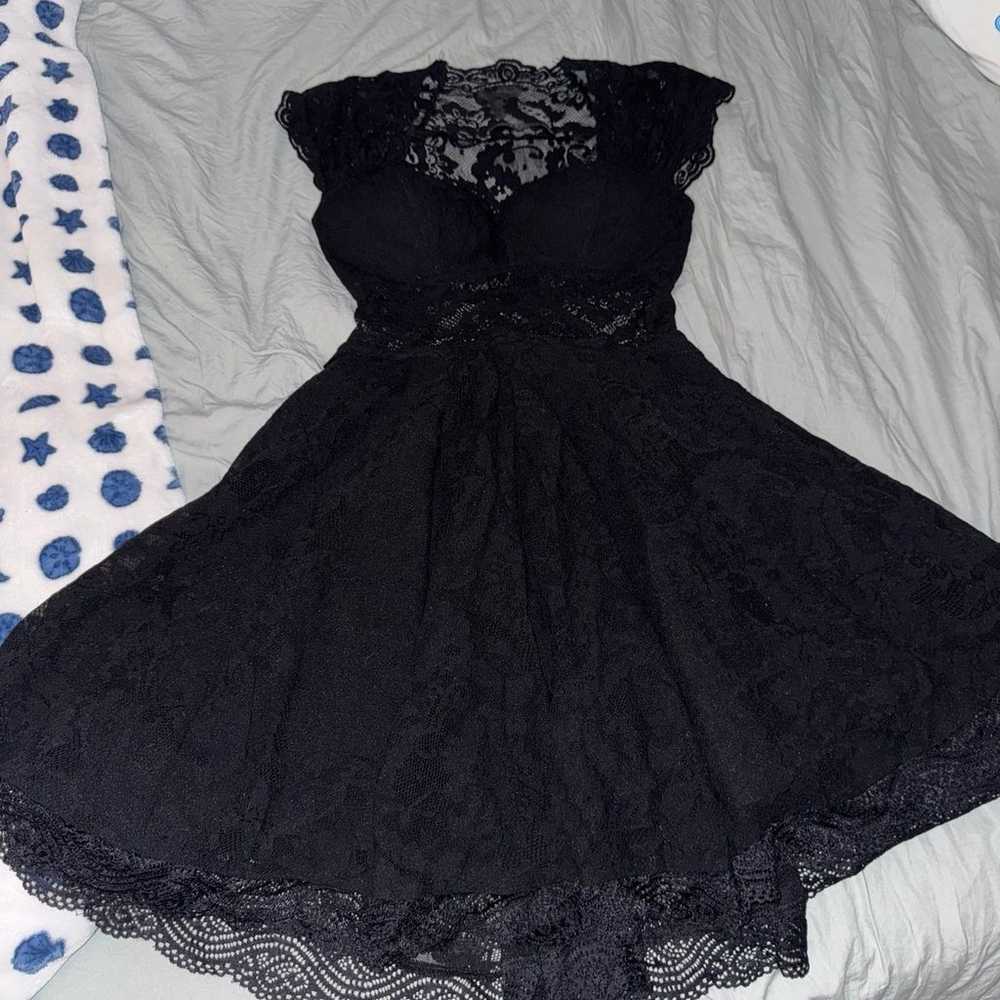 Black lace dress GUESS - image 3