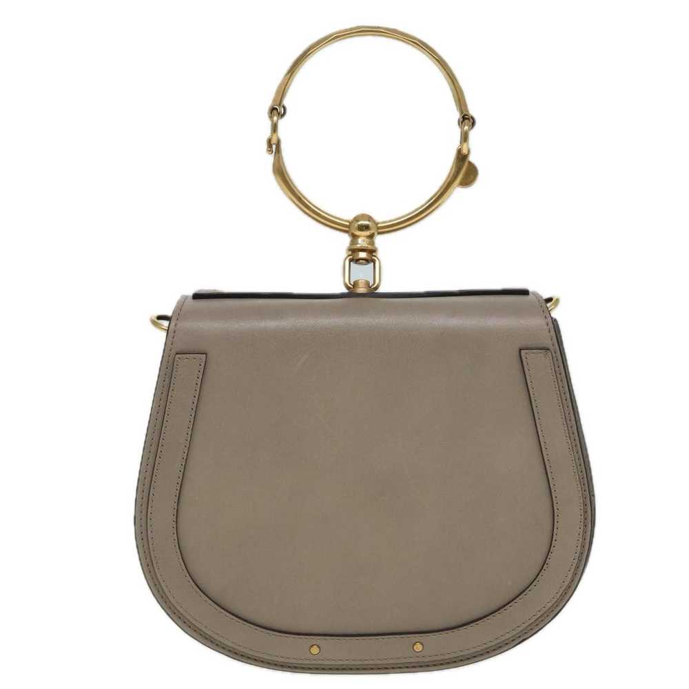 Chloe Chloe Nile Hand Bag Leather 2way Beige Auth… - image 12