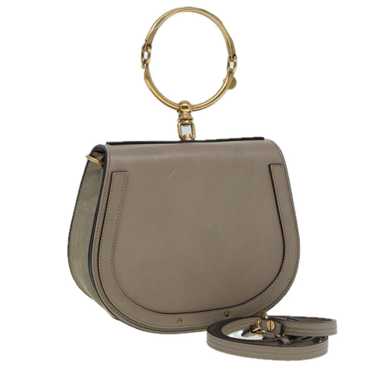 Chloe Chloe Nile Hand Bag Leather 2way Beige Auth… - image 1