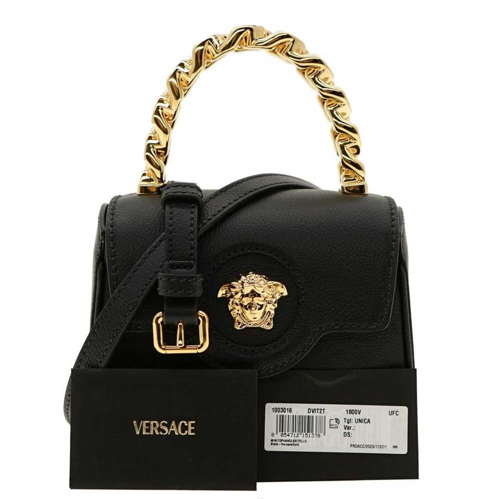 Versace La Medusa leather handbag - image 4