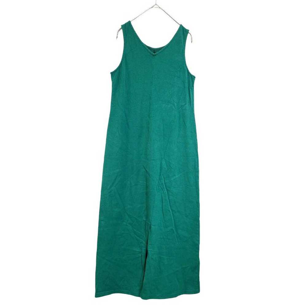 【GU】Long One-Piece Dress/Sleeveless/V-Neck/Bright… - image 1