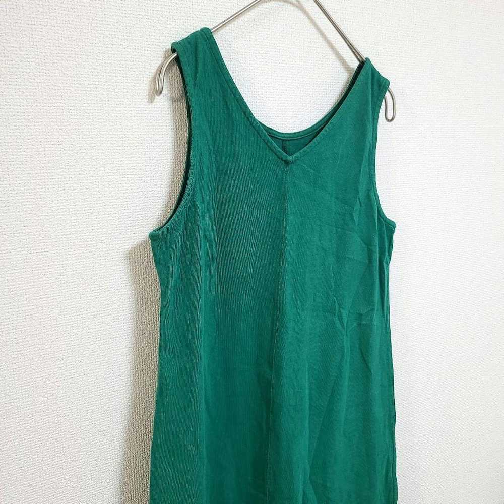 【GU】Long One-Piece Dress/Sleeveless/V-Neck/Bright… - image 3